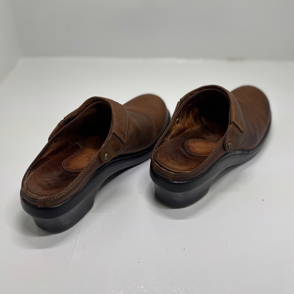 Ariat Brown Leather Clogs Mule Slip On Shoes Women’s 8.5 EU 39.5 - Picture 6 of 14